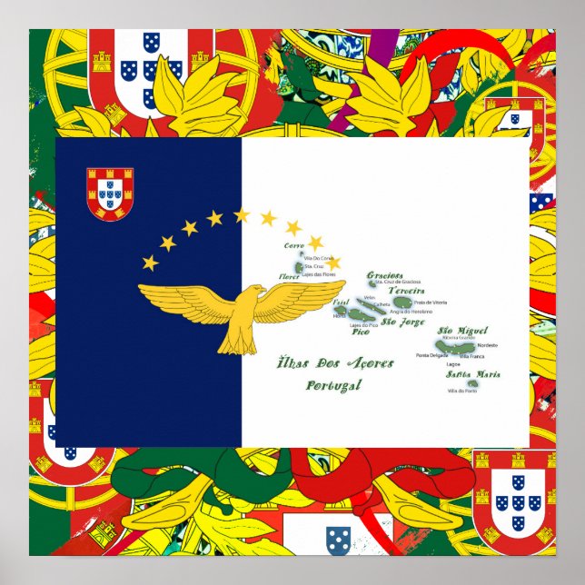 Portugisiska mönster poster (Framsidan)