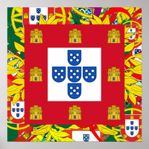 Portugisiska mönster poster