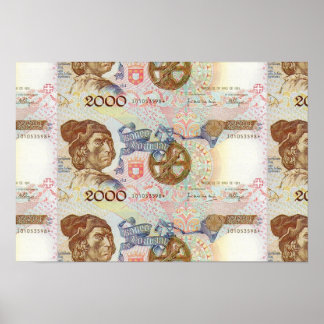 Portugisiska mönster poster