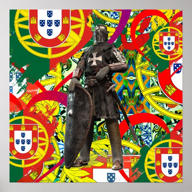 Portugisiska mönster poster (Framsidan)