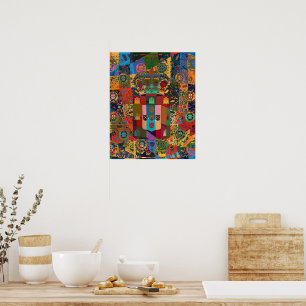 Portugisiska mönster poster
