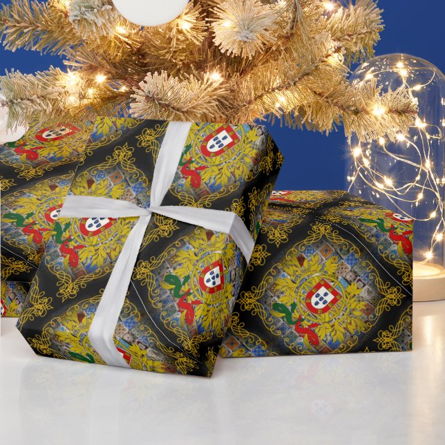 Portugisiska mönster presentpapper (Helgdagar)