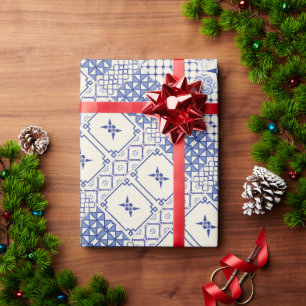 Portugisiska mönster presentpapper