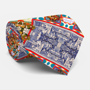 Portugisiska mönster slips