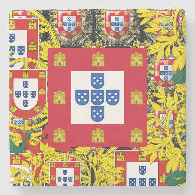 Portugisiska mönster stenunderlägg (Framsidan)