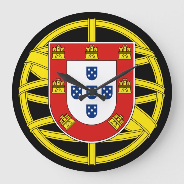 Portugisiska mönster  stor klocka (Framsida)