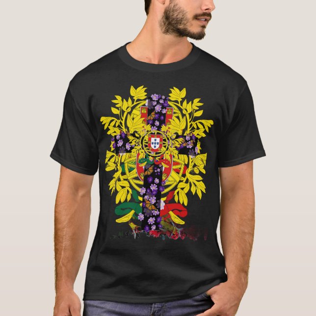 Portugisiska mönster t shirt (Framsida)