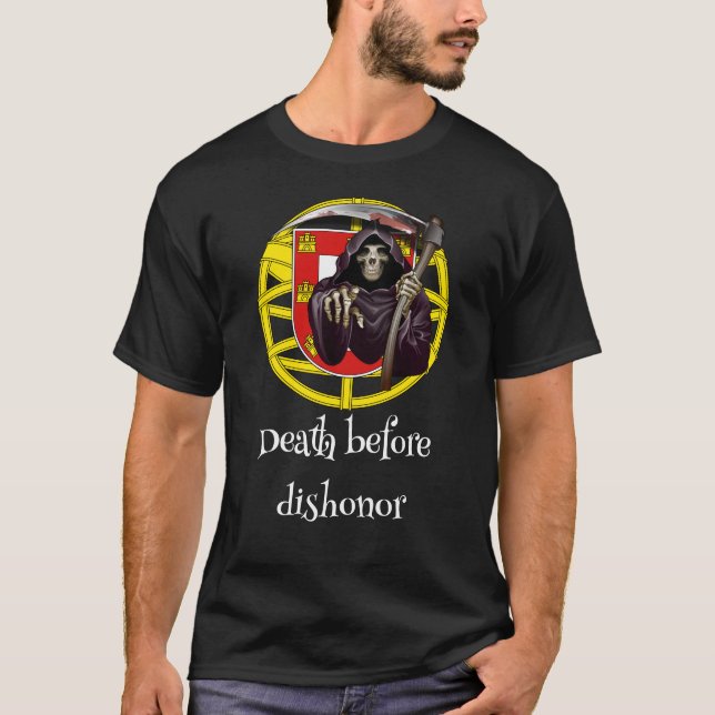 Portugisiska mönster t shirt (Framsida)