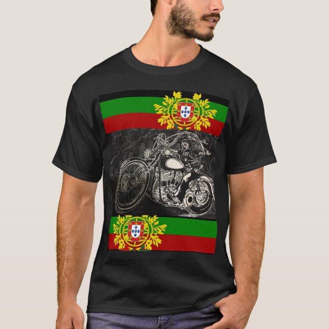 Portugisiska mönster t shirt (Framsida)
