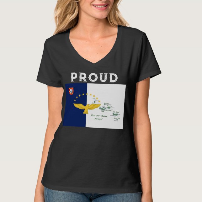 Portugisiska mönster T-Shirt (Framsida)