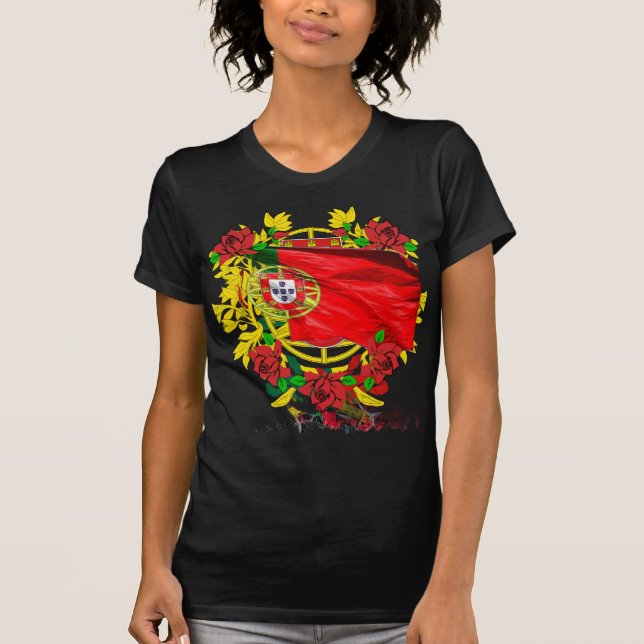 Portugisiska mönster t shirt (Framsida)