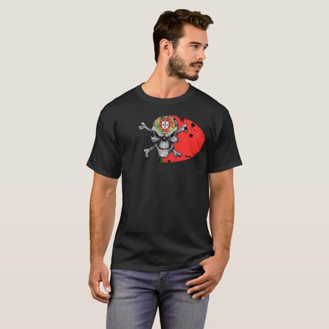 Portugisiska mönster t shirt (Hel framsida)