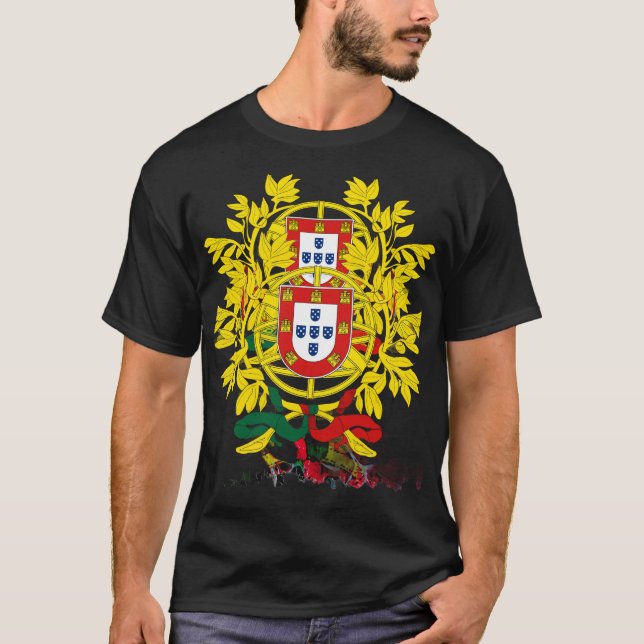Portugisiska mönster t shirt (Framsida)