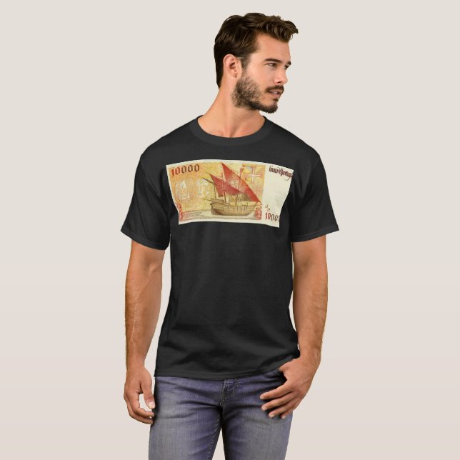 Portugisiska mönster t shirt (Hel framsida)