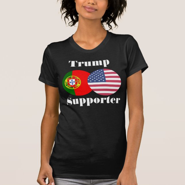 Portugisiska mönster Trump anhängare T-Shirt (Framsida)