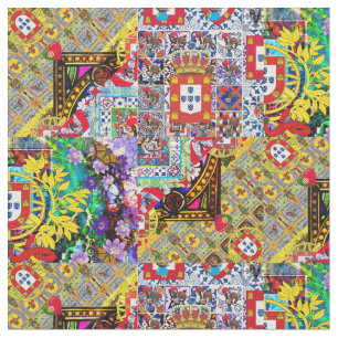 Portugisiska mönster tyg