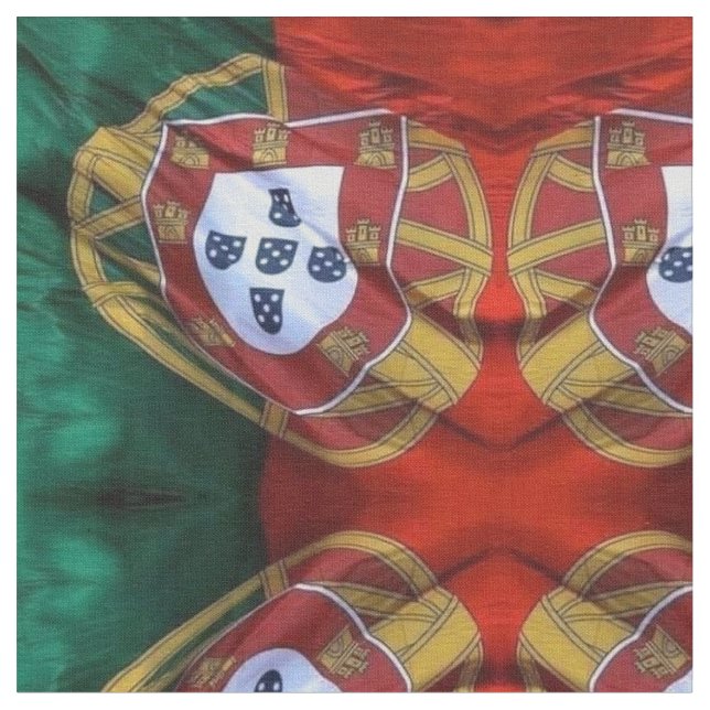 Portugisiska mönster  tyg (Närbild)
