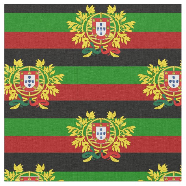 Portugisiska mönster tyg (Närbild)