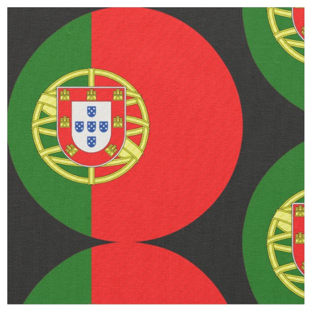 Portugisiska mönster tyg (Närbild)