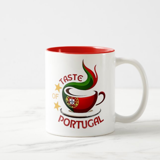 Portugisiska Mugg-pastan Två-Tonad Mugg (Höger)