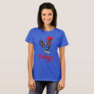 Portugisiska nationalemblemet i Tupp T-shirt