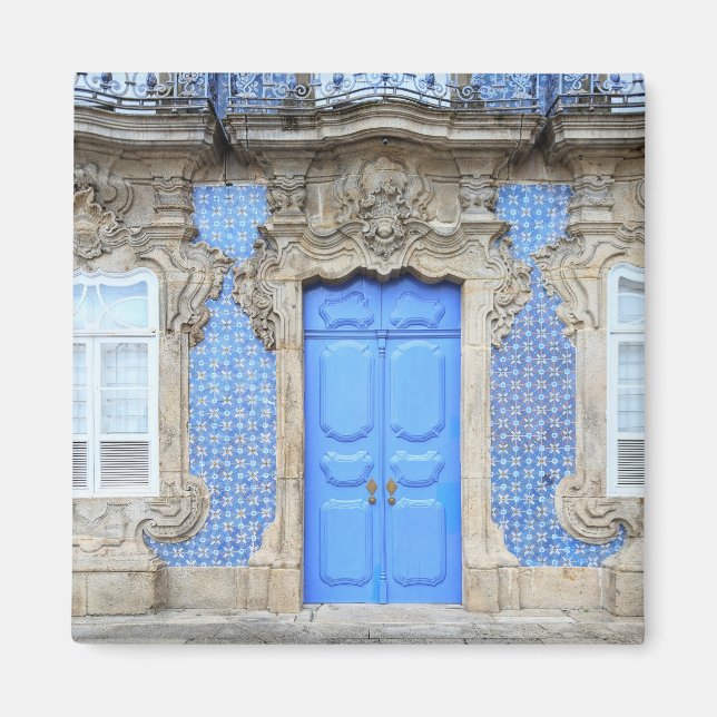 Portugisiska Palace Door Magnet (Framsidan)