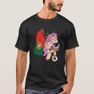 Portugisiska Party Unicorn T Shirt