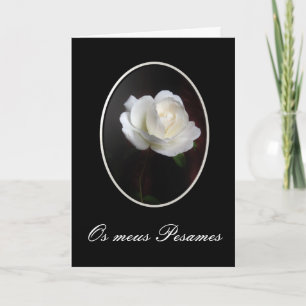 Portugisiska: Pesames/ Condolencias Kort