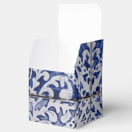 Portugisiska plattor - Azulejo Blue and White Blom Presentaskar