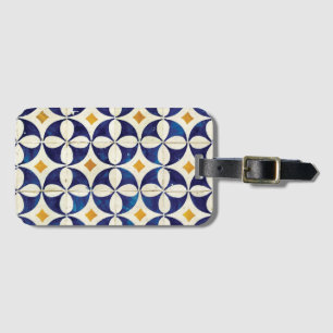 Portugisiska plattor - Azulejo Mönster Design Bagagebricka