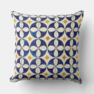 Portugisiska plattor - Azulejo Mönster Design Kudde