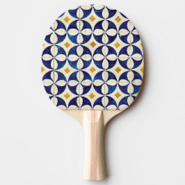 Portugisiska plattor - Azulejo Mönster Design Pingisracket
