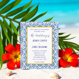 Portugisiska plattor i Medelhavet Bröllop