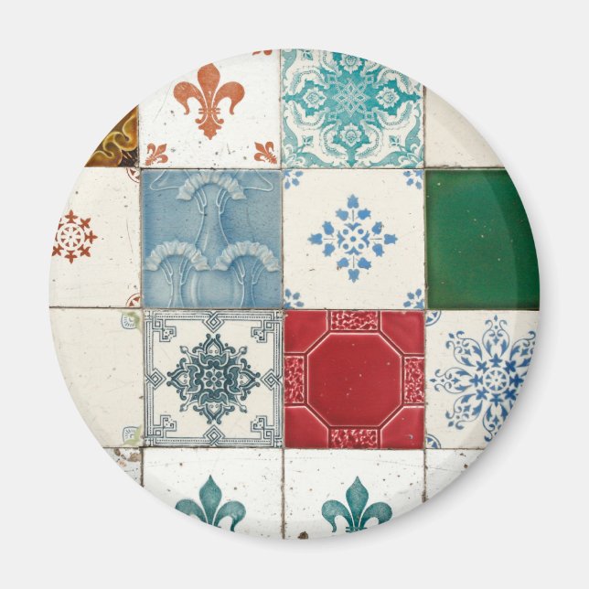 Portugisiska plattor magnet (Framsidan)