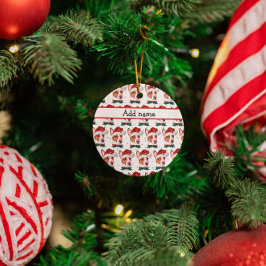 Portugisiska Podengo Hund aveln-julstjärnor Julgransprydnad Keramik