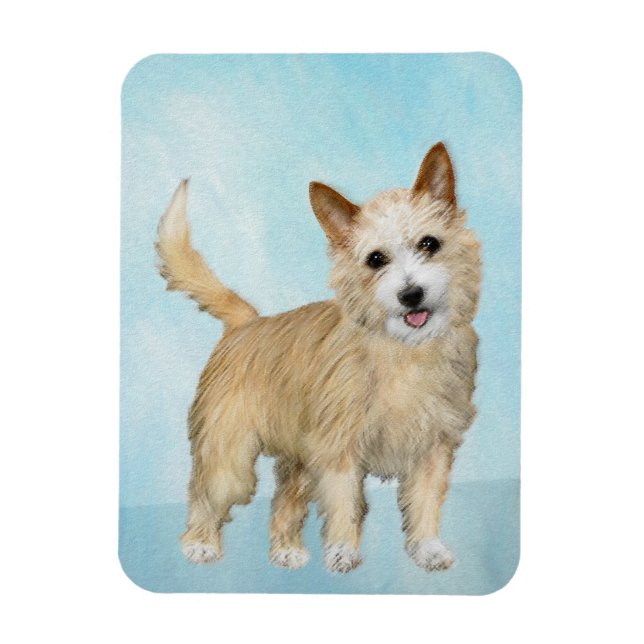 Portugisiska Podengo Pequeno Painting - Original A Magnet (Vertikal)