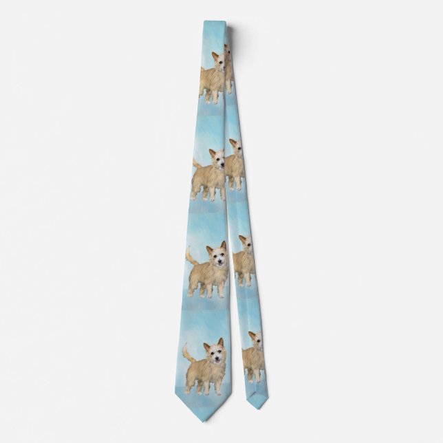 Portugisiska Podengo Pequeno Painting - Original A Slips (Framsida)