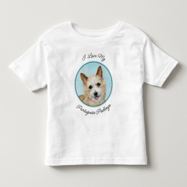 Portugisiska Podengo Pequeno Painting - Original A T Shirt (Framsida)