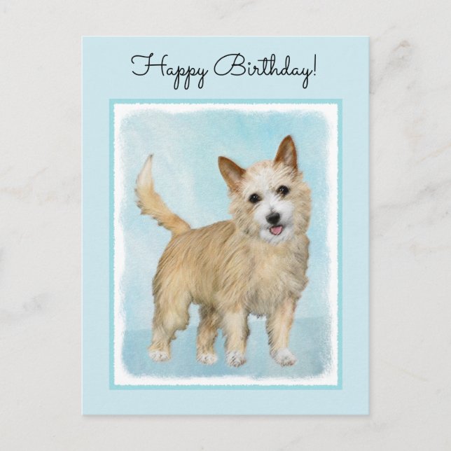 Portugisiska Podengo Pequeno Painting - Original A Vykort (Framsida)