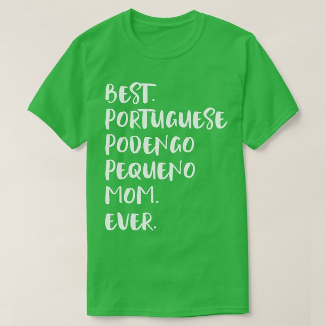 Portugisiska Podengo Pequeno T Shirt (Design framsida)