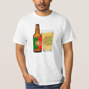 Portugisiska Portugal Drinking Team T Shirt