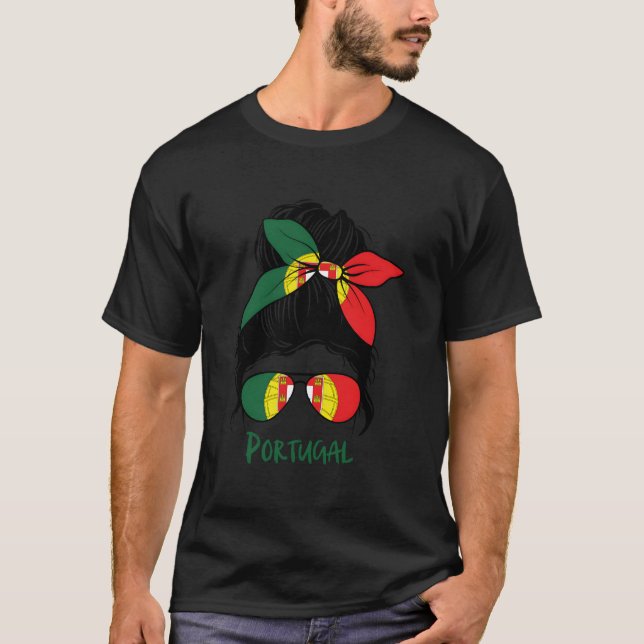 Portugisiska Portugal Proud Portugal Flagga T Shirt (Framsida)