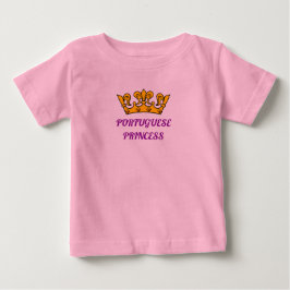 Portugisiska prinsessan eller prins Småbarn Shirt T Shirt