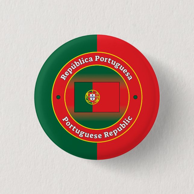 Portugisiska republiken knapp (Framsida)