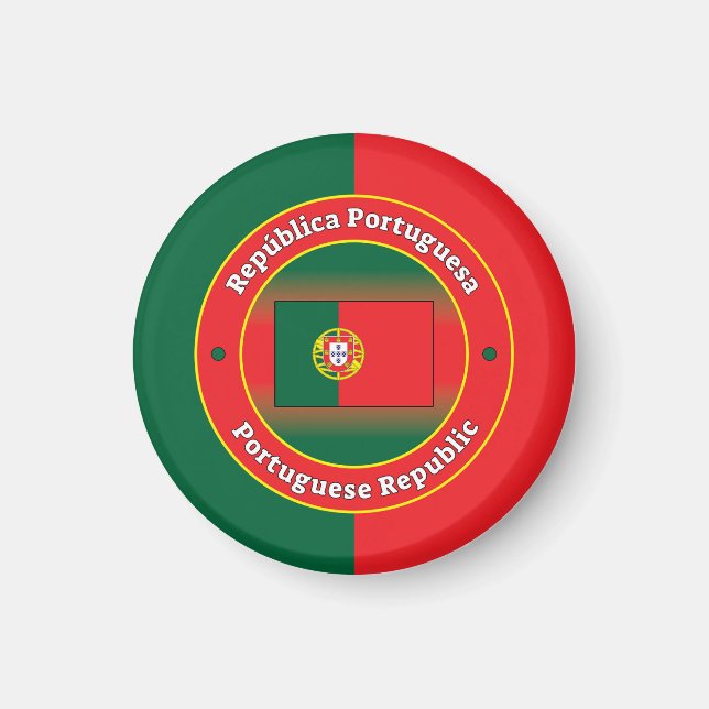 Portugisiska republiken magnet (Framsidan)