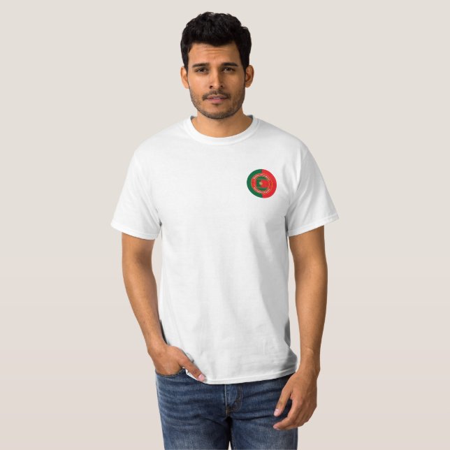 Portugisiska republiken t shirt (Hel framsida)