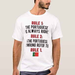 Portugisiska rötter Portugal Flagga portugisiskt T Shirt