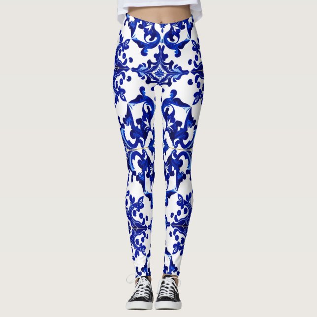 portugisiska rullade legginningar leggings (Framsida)