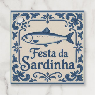 Portugisiska sardin - gåvor etiketter