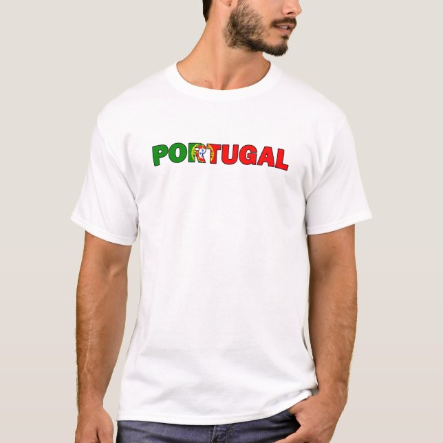 Portugisiska skjortor tee shirt (Framsida)